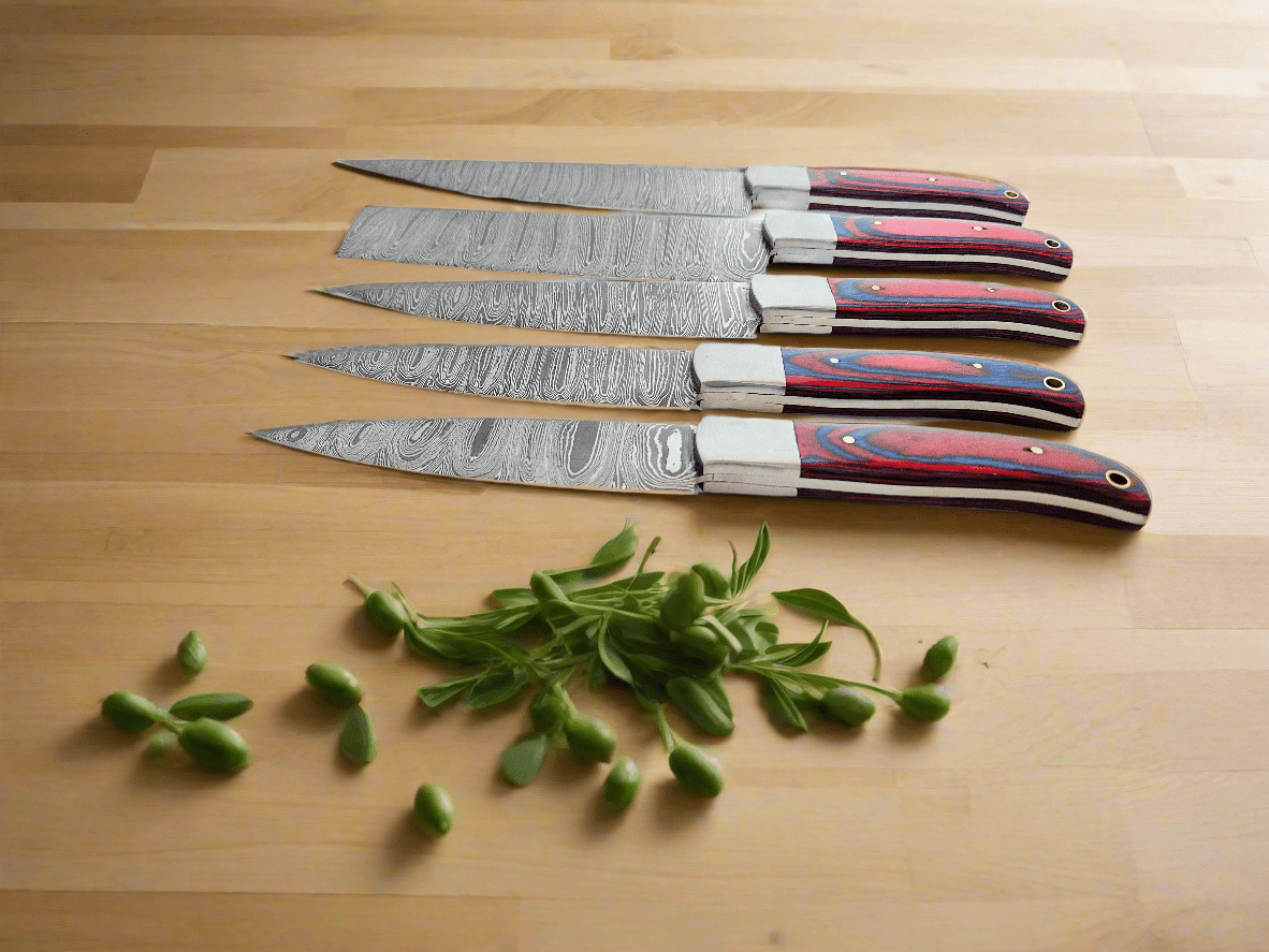 Damascus Steel Chef Knife Set - ZAB KNIVES